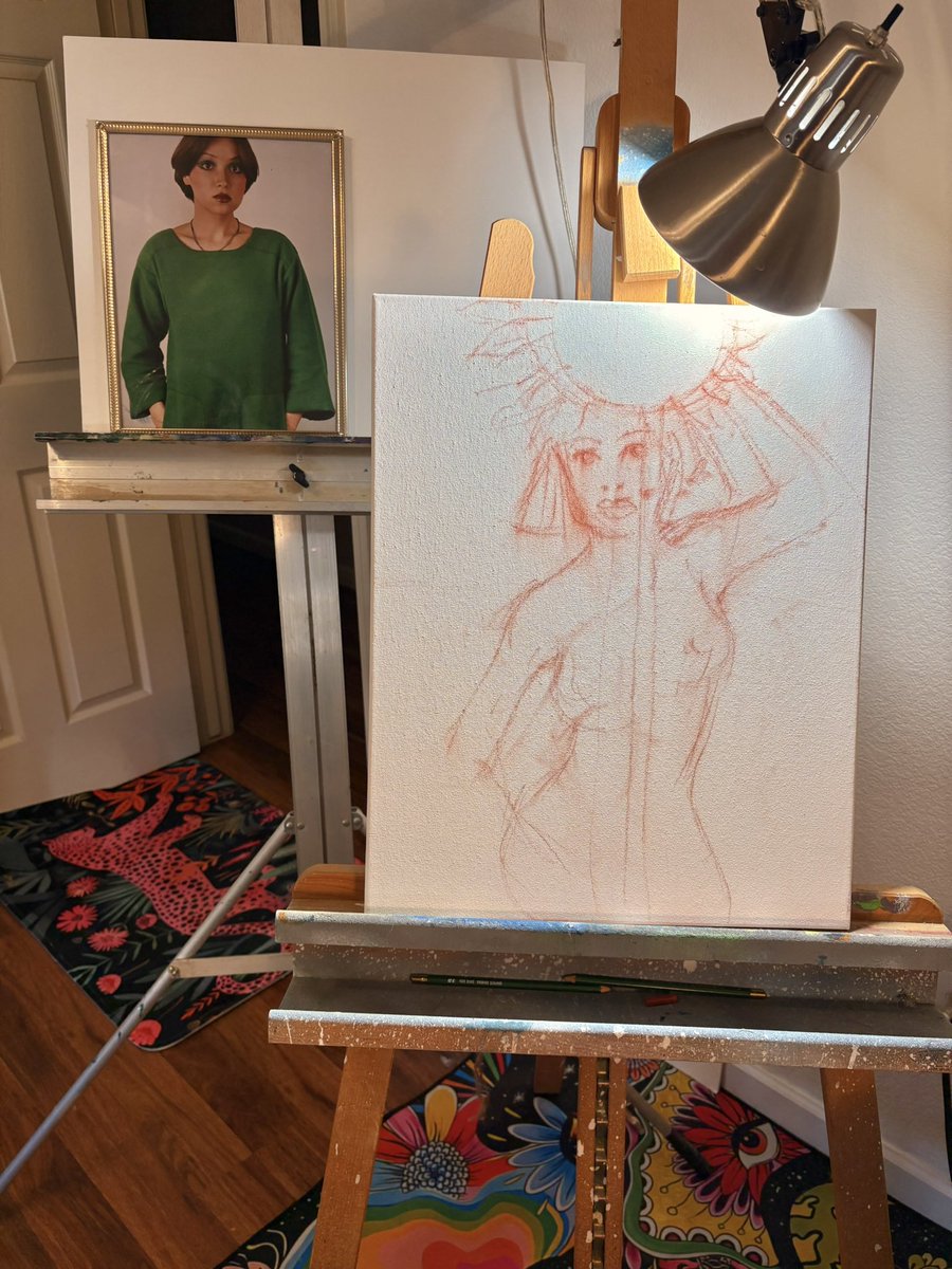 My art studio awaits me until after a large family visit this weekend to decide how to help my husband and myself  give him the best care at home. I have so much art in my head right now. I can’t wait to get it out.
#alzheimersawareness