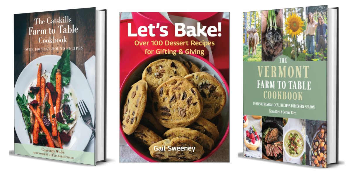 Kimberly Vetrano (@she_scribes) on Twitter photo Check out these new cookbooks from <a href="/HatherleighPr/">Hatherleigh Press</a>.
The Vermont Farm to Table Cookbook
Catskills Farm to Table Cookbook
Let's Bake! Over 100 Dessert Recipes for Gifting & Giving
#Free recipes too! - bit.ly/46Nbksm
#Recipes #BookReview #Cookbook Check out these new cookbooks from <a href="/HatherleighPr/">Hatherleigh Press</a>.
The Vermont Farm to Table Cookbook
Catskills Farm to Table Cookbook
Let's Bake! Over 100 Dessert Recipes for Gifting & Giving
#Free recipes too! - bit.ly/46Nbksm
#Recipes #BookReview #Cookbook