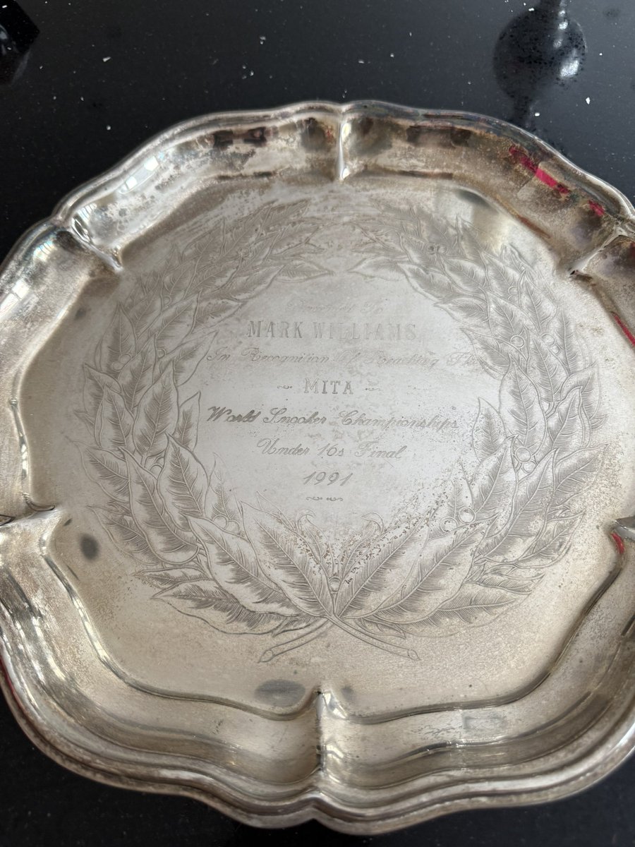 noce fond in my mothers cupbaor aonce 1991,  runner up trophy in the mita masters lost 6-1
to higgins .  was 15 years old.   only 35 years ago 😂😂 #beenarojndtoongnkwbitstillgoing