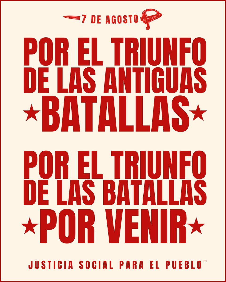 Honramos la historia y nos preparamos para lo que aún no se espera, porque la batalla por la dignidad es permanente.