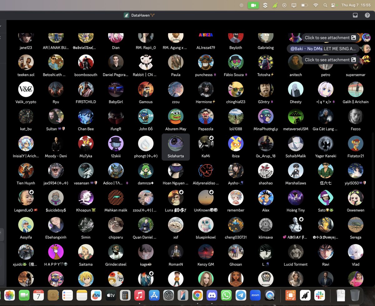 Today’s Karaoke 🎤 was superb, 290+ members tuned in!
The <a href="/DataHaven_xyz/">DataHaven 🫎</a> community is🔥.

Shoutout to <a href="/real_NFT/">Baki 🫎</a> &amp; <a href="/numberswetrust/">Mr. w124eth aka Benzi 👽| ∞ TΛNSSI</a> for co-hosting.

And to the Moose fam, we love you all, see you next week. 🫎