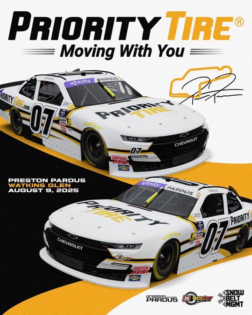 SS GreenLight Racing (@ssglr0708) on Twitter photo 🟡⚫️ Our road course ringer looks a little bit different this weekend (and slightly less Canadian) but <a href="/PrestonPardus/">Preston Pardus</a> is ready to get this <a href="/prioritytire/">Priority Tire</a> machine on track this weekend <a href="/WGI/">Watkins Glen International</a> ! 🟡⚫️ Our road course ringer looks a little bit different this weekend (and slightly less Canadian) but <a href="/PrestonPardus/">Preston Pardus</a> is ready to get this <a href="/prioritytire/">Priority Tire</a> machine on track this weekend <a href="/WGI/">Watkins Glen International</a> !