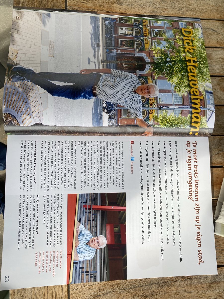 Met deze mooie foto, refererend aan de tijd van mijn opgroeiende journalistieke leven aan het zuuderdaip, begint het interview dat voormalig politicus/burgemeester Bert Middel mij heeft afgenomen voor het lmagazine Blad. Te koop in de boekwinkels van Stad en Ommeland.