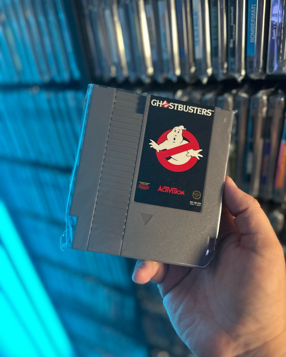 Day 215 of sharing a game from my NES Collection Ghost Busters #twitch #streamer #gamer #collector #nes #retro