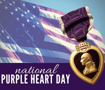 Today, on National Purple Heart Day, we honor those in the US armed forces who have been awarded the Purple Heart for their sacrifices and bravery in serving and protecting our Country.