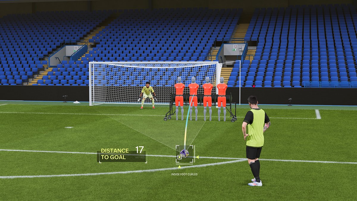 🚨How To Take Free Kicks With Any Player In The Arena In #FC25 🔥

1⃣Go to "settings" 😬
2⃣Select "Profile Manager"
3⃣Change favorite team to the team of the player
4⃣Exit "profile manager" and select team sheets ✅
5⃣Select the team of the player ✅
6⃣Move player from normal