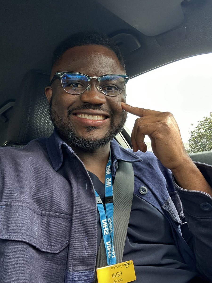 DmitriFemi's tweet photo. First day as ST3 GP Reg 🧸 😁 https://t.co/YjKKwUCbzh