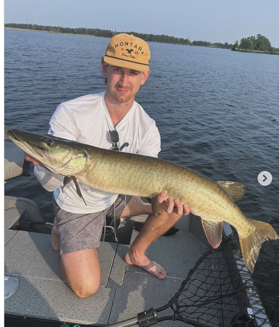 Jake Sanderson enjoying some fishing this summer via IG. 
#Sens