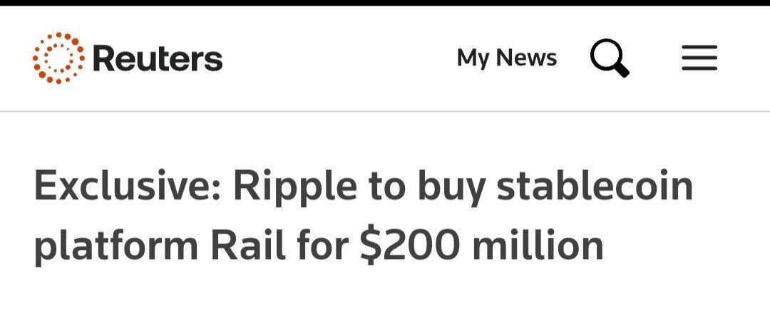 pulse_crypto_'s tweet image. Ripple to buy stablecoin platform Rail for $200 million