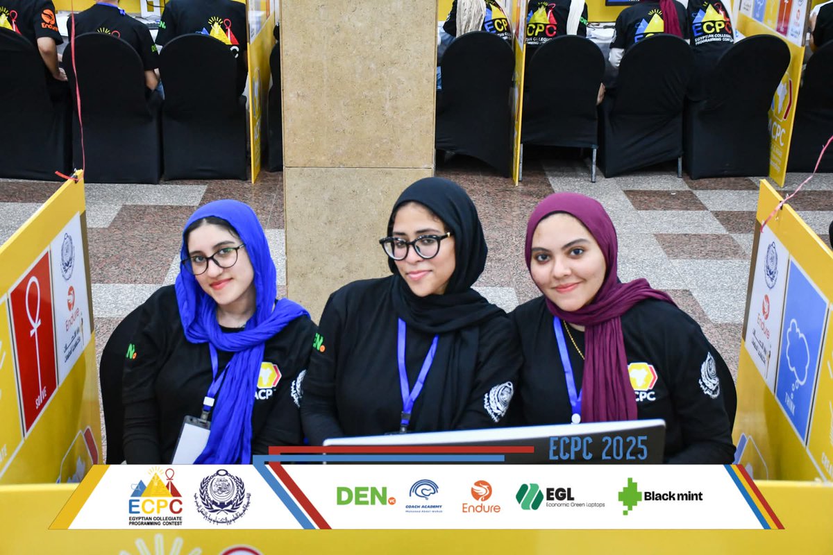 alaasedeek07's tweet image. My First Participation at #ECPC 2025 🥳
