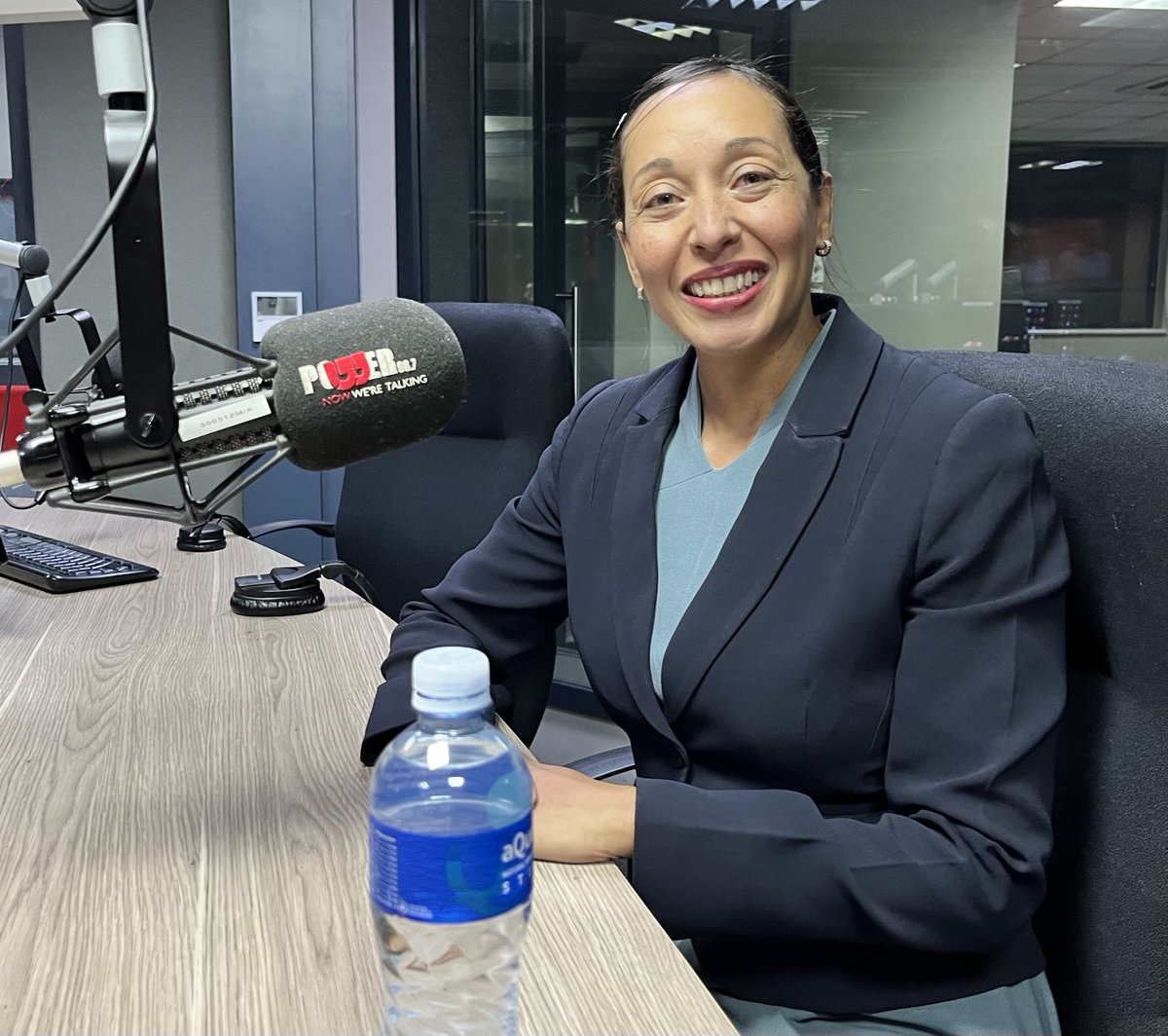 POWER 98.7 (@powerfm987) on Twitter photo ON-AIR
#PowerSuit
<a href="/tehillahniselow/">Tehillah Niselow</a> is in conversation with <a href="/JoelenePierce/">Joelene Pierce</a> CEO-Designate <a href="/KPMG_SA/">KPMG South Africa</a> #Power987 #POWERBusiness ON-AIR
#PowerSuit
<a href="/tehillahniselow/">Tehillah Niselow</a> is in conversation with <a href="/JoelenePierce/">Joelene Pierce</a> CEO-Designate <a href="/KPMG_SA/">KPMG South Africa</a> #Power987 #POWERBusiness