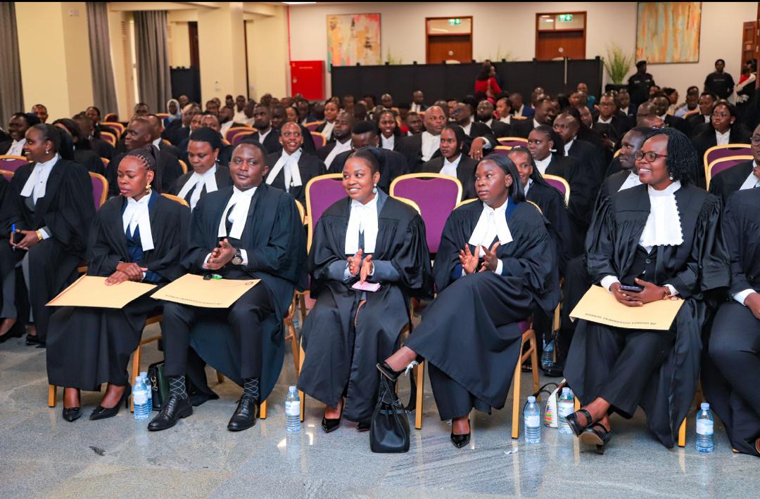 AdetiChristine's tweet photo. Today, I had the golden privilege of representing my #RadicalNewBar President, @IsaacSsemakadde, and our most doctrinally perpendicular Governing Council, as we joined @JudiciaryUG and the Law Council to preside over the enrollment of 114 new advocates of the High Court at the Judiciary Headquarters in Kampala.

In my remarks, I rallied the newly enrolled advocates to embrace the transformative ideals of the #RadicalNewBar: #Decolonization, #Demilitarization, #Democratization, and #DigitalTransformation.

I encouraged them to pursue an inspiring legal practice rooted in honesty, fairness, and a commitment to giving back to the people. I also emphasized the importance of subscribing to Uganda Law Society membership as a mark of professional identity and community.

Wishing each of them a fulfilling and impactful legal career ahead!