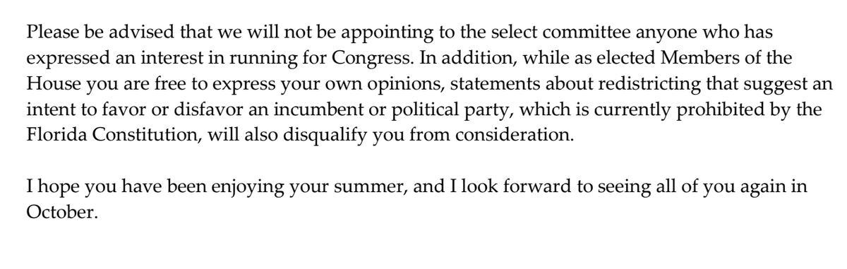 Peter Schorsch (@peterschorschfl) on Twitter photo Heeding the calls of @RealDonaldTrump & <a href="/GovRonDeSantis/">Ron DeSantis</a> to conduct a mid-decade redistricting, Florida House Speaker <a href="/Daniel_PerezFL/">Daniel Perez</a> is creating a Select Committee on Congressional Redistricting.
#FlaPol Heeding the calls of @RealDonaldTrump & <a href="/GovRonDeSantis/">Ron DeSantis</a> to conduct a mid-decade redistricting, Florida House Speaker <a href="/Daniel_PerezFL/">Daniel Perez</a> is creating a Select Committee on Congressional Redistricting.
#FlaPol