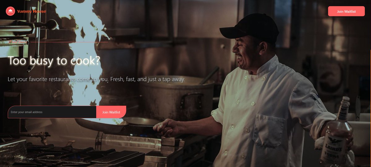 I'm working on YummyHouse , an app that connects customers with nearby restaurants for easy meal discovery and ordering! 🍽️📍

💬 Have suggestions or want early access?
Join the waitlist 👉 yummyhouse.vercel.app
