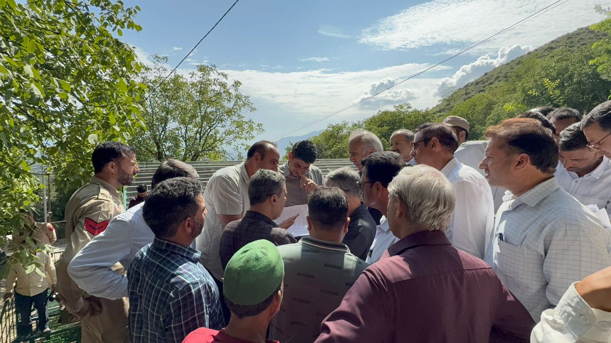Today, the House Committee for Jal Jeevan Mission (JJM) J&amp;K, chaired by Hon’ble Justice (Retd.) Hasnain Masoodi, held a crucial meeting at Dak Bungalow Khanabal, Anantnag. The committee comprised of esteemed members including MLA Pahalgam Altaf Kaloo, MLA Ali Mohammad Dar, MLA
