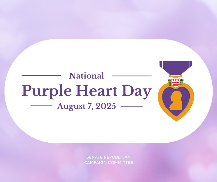 Today, we recognize all who were wounded or gave the ultimate sacrifice in service to our nation. #PurpleHeartDay