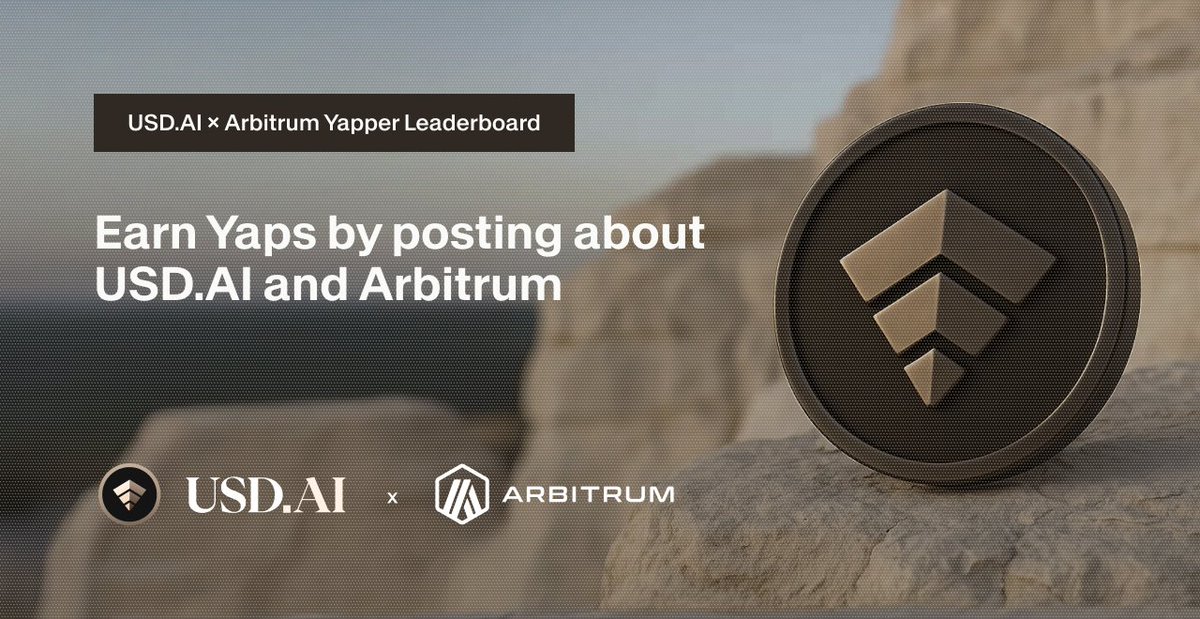 NameIceCube's tweet image. Yappers, it’s time! 🚀 August has arrived and so has @arbitrum × @USDai_Official 📢

Here’s how to join the Yaps movement:

Connect your X account to Kaito

Post about AI + DeFi

Tag @USDai_Official and include “#ArbitrumEverywhere”

Follow us on X

🔓 Best Yaps = Higher referral…