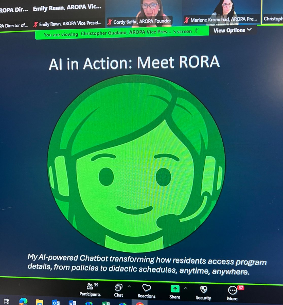 AROPA (@aropa_org) on Twitter photo Now, <a href="/CGualano/">Christopher Gualano</a> is breaking down AI for program administrators — and it’s absolutely mind-blowing! 🤯 You don’t want to miss this! #AAPM #MedPhys #ARRO #ASTRO #ADROP #CAMPEP #SDAMPP Now, <a href="/CGualano/">Christopher Gualano</a> is breaking down AI for program administrators — and it’s absolutely mind-blowing! 🤯 You don’t want to miss this! #AAPM #MedPhys #ARRO #ASTRO #ADROP #CAMPEP #SDAMPP