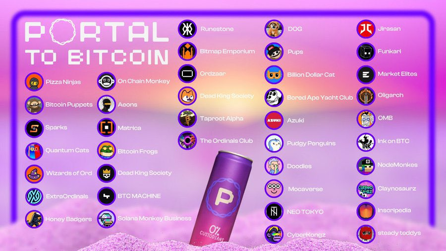 if you own any of these... probably a good time to hop onto the <a href="/PortaltoBitcoin/">Portal</a> discord TODAY and verify your roles and claim the badges for some $PTB (TGEing this month)

surprisingly don't see a kaito nft in there but it is what it is

shoutout <a href="/Tma_420/">T.M.A</a> for the notification
