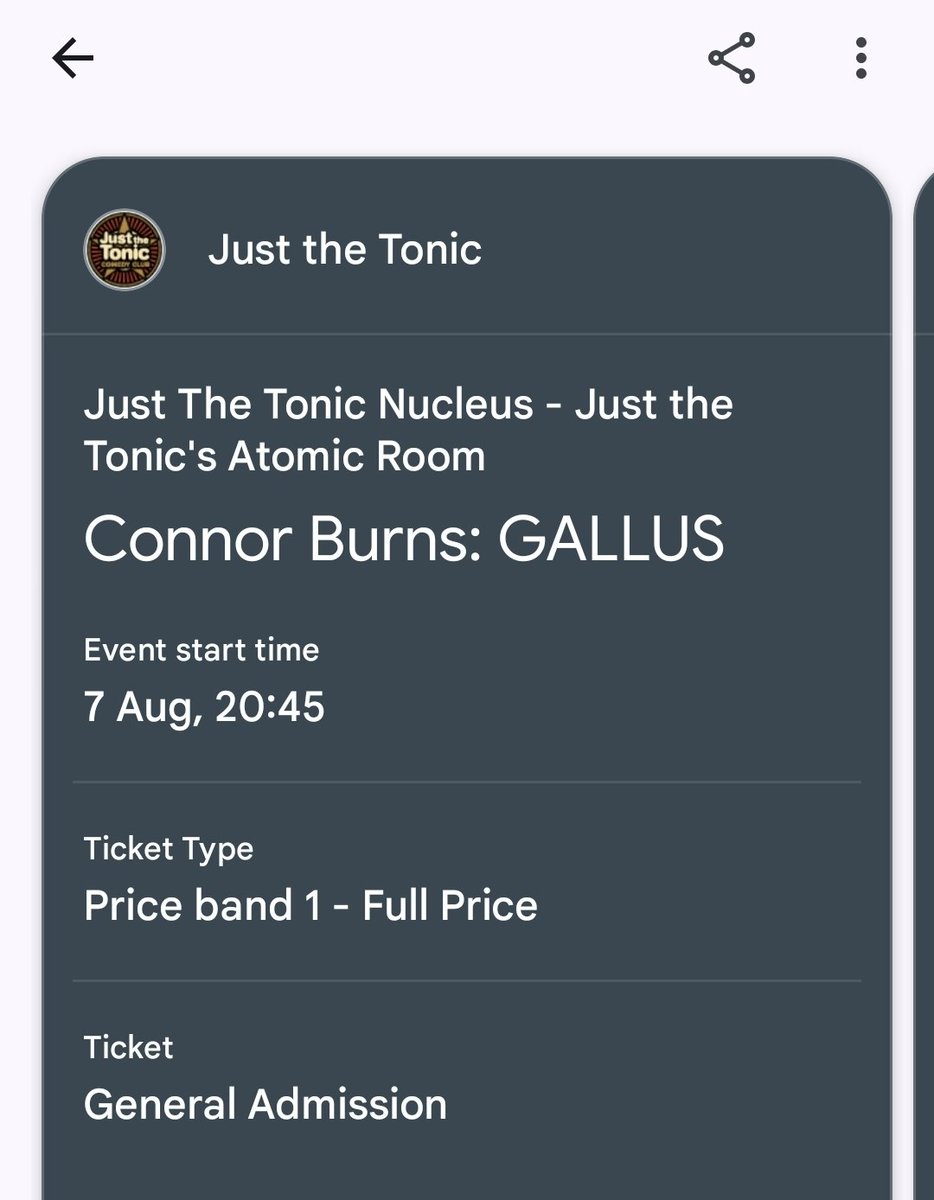 Any cunt in the capital fancy a cupla tickets to Connor Burns? Cani get a baby sitter 😭😭😭