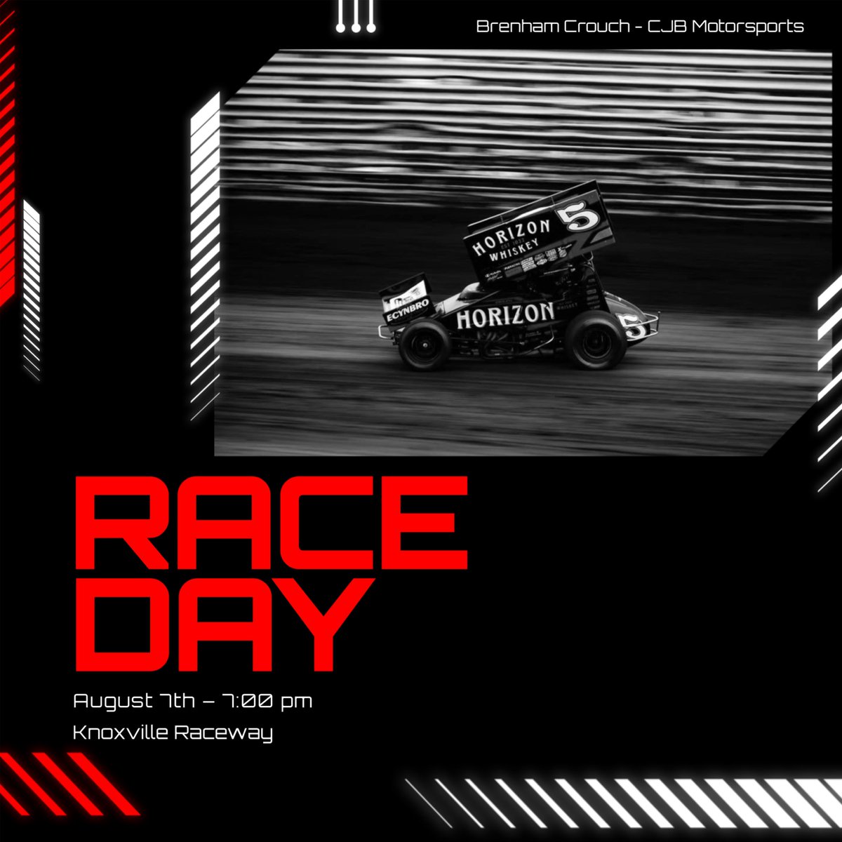RACE DAY❗️ITS GO TIME here tonight here at <a href="/knoxvilleraces/">Knoxville Raceway</a> for our prelim night of the Knoxville Nationals. Time to chase down the granddaddy of them all!🏁 Crew worked hard all week we are going all in👊🏽
🏎️ : <a href="/BrenhamCrouch/">Brenham Crouch</a> 
📍 : <a href="/knoxvilleraces/">Knoxville Raceway</a> 
📺 : <a href="/dirtvision/">DIRTVision</a> 
📱 :