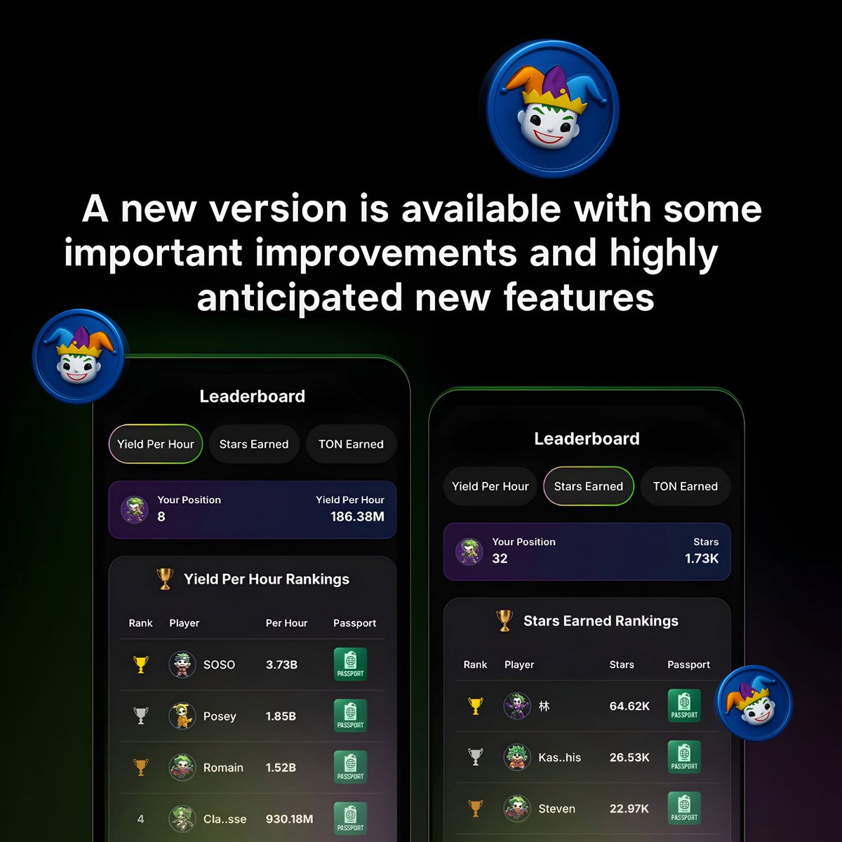 1/4 A fresh update just dropped ⚡ — and it’s packed with improvements and long-awaited features you’ve been asking for. Let’s dive in! 🪙