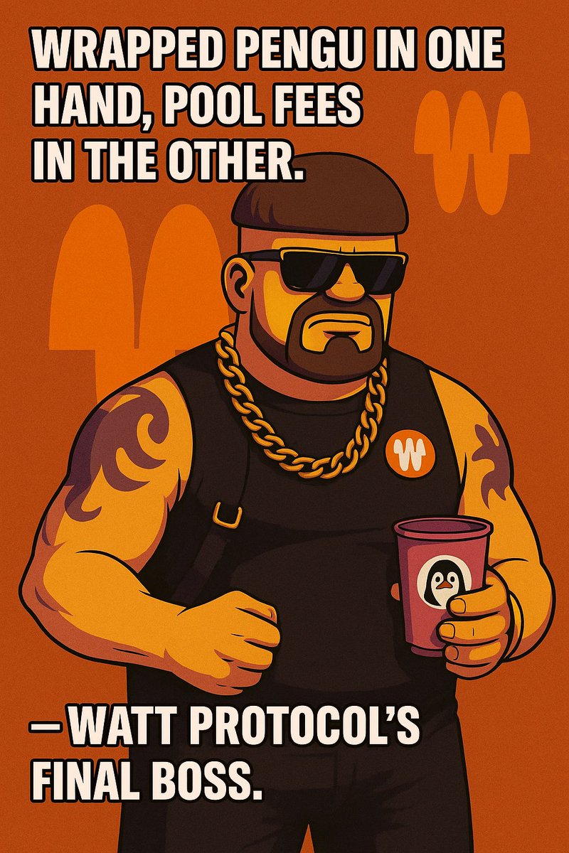 Crypto_wizard48's tweet image. @wattprotocol
10 XP to enter? 😏
Cool. He earns that per blink. 💸
Watt Protocol’s Final Boss doesn’t stake. He intimidates the pool. 💀📉

#DeFiMemeWars ⚔️ #WattProtocol ⚡ #XPbeast 🧬 #PENGUvsBONK🐧🐶