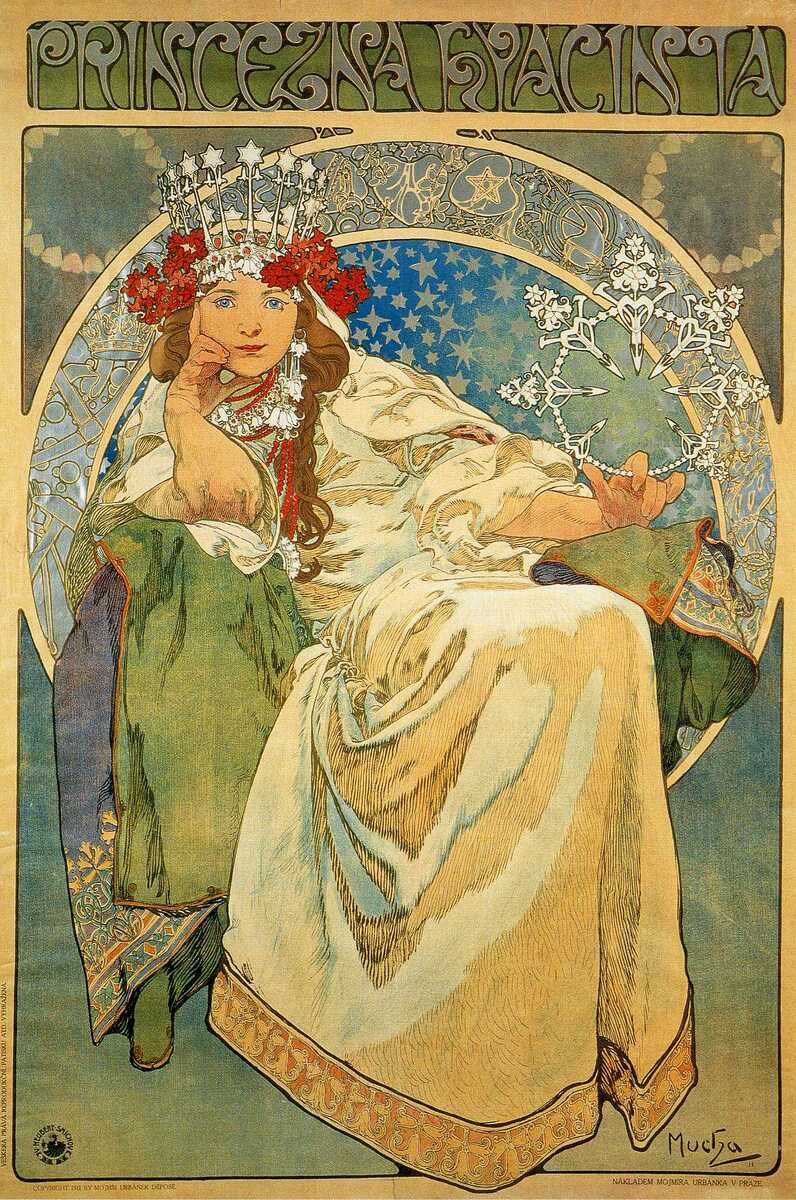 Princess Hyacinth #artbots #mucha