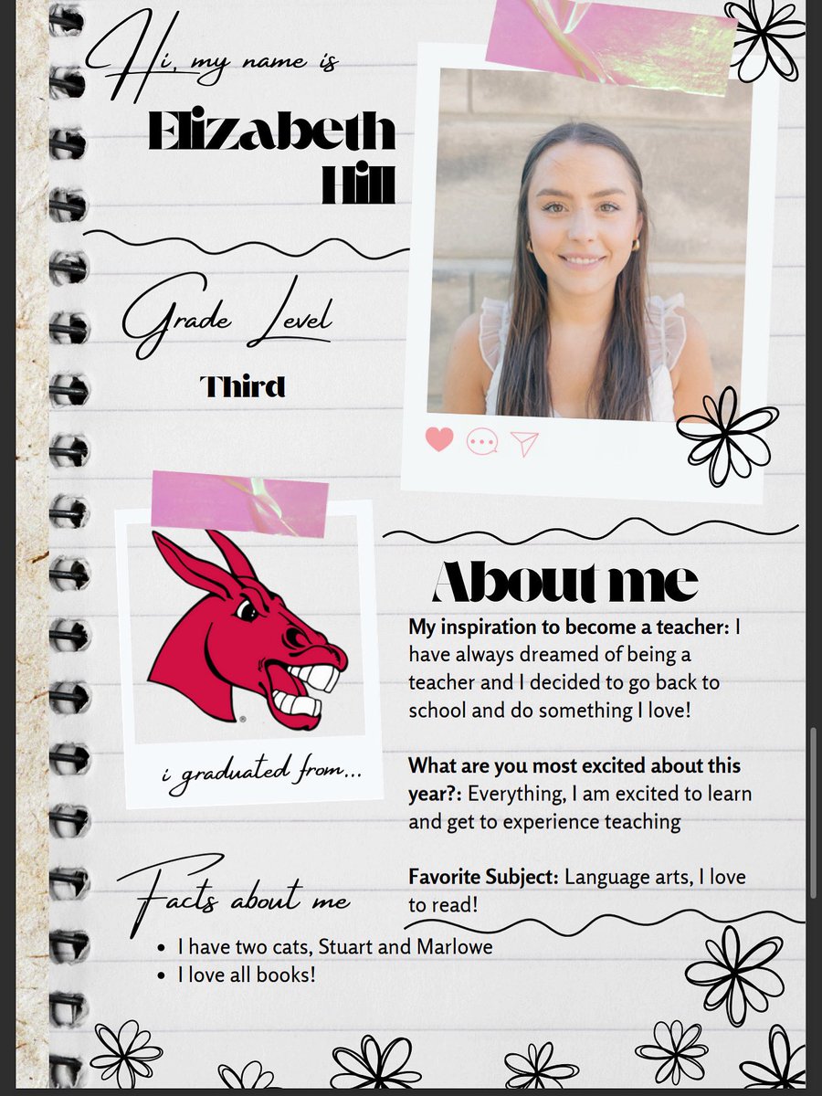 Welcome to our newest third grade teacher 💙