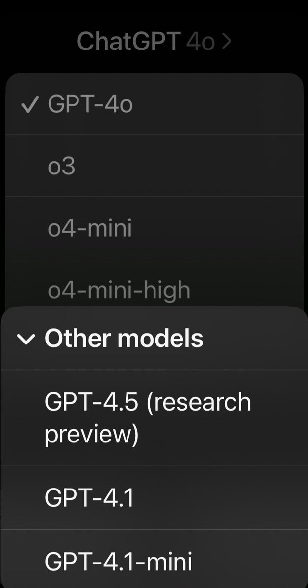 Imagine your company is worth $500 Billion dollars, and this is the menu interface to your app. 🤦‍♂️ <a href="/sama/">Sam Altman</a> #OpenAI #ChatGPT