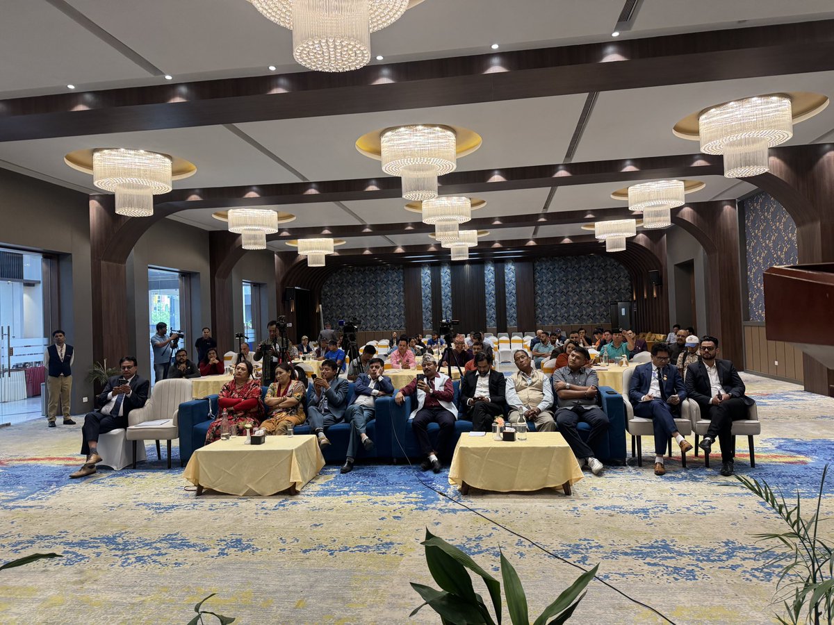 Raj Kumar Karki (@rajntu) on Twitter photo PRESS MEET!!!
National School Quiz Championship-(Sports and Education) jointly organized by Nepal School Sports Federation (NSSF), PABSON, & Nepalaya International to promote sports and academia.
<a href="/ISFsports/">@isfsports</a> PRESS MEET!!!
National School Quiz Championship-(Sports and Education) jointly organized by Nepal School Sports Federation (NSSF), PABSON, & Nepalaya International to promote sports and academia.
<a href="/ISFsports/">@isfsports</a>