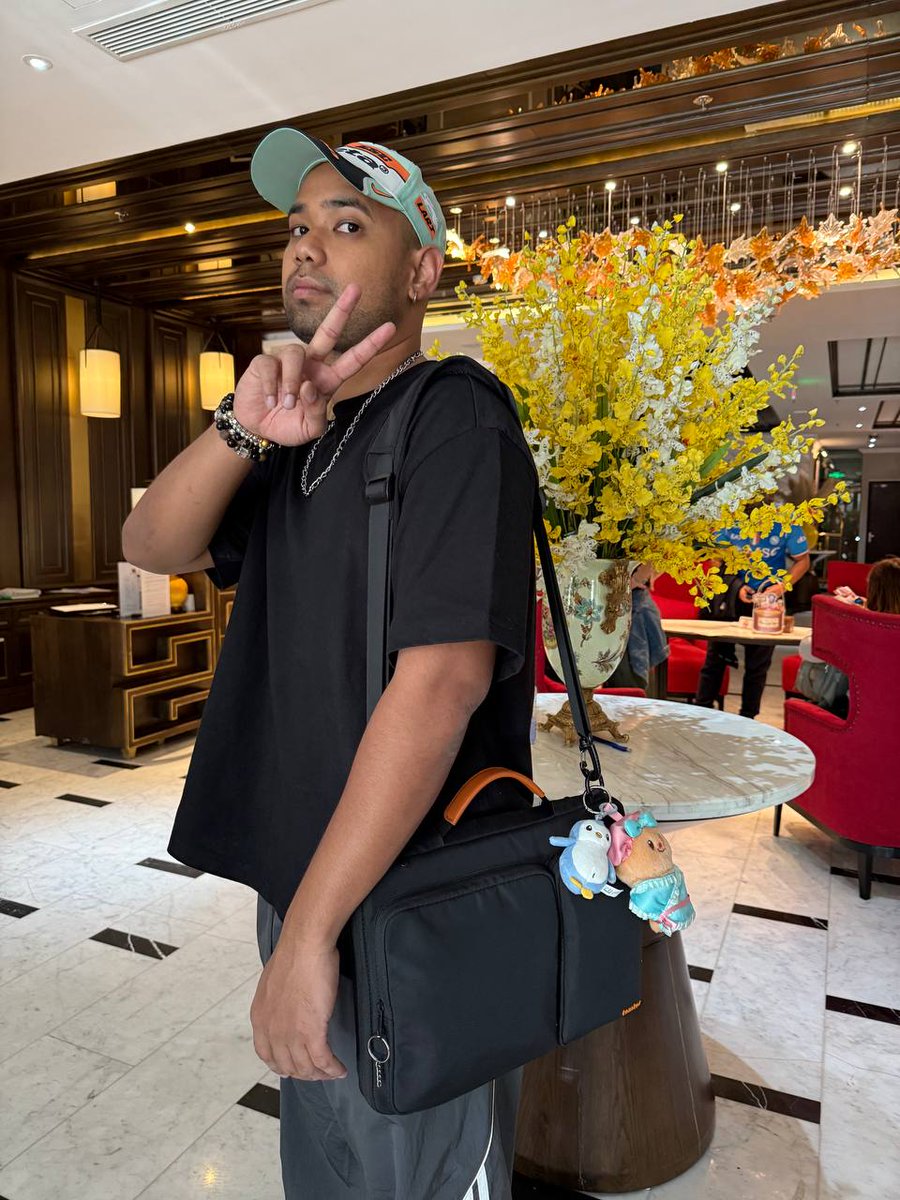 Asian crypto bro event starter pack: - Labubu or Pudgy Penguin bag charm. -  Shorts or jorts. - Sentences that end with LA, MA, SIA, or LO Pukecast  knows Asia best.