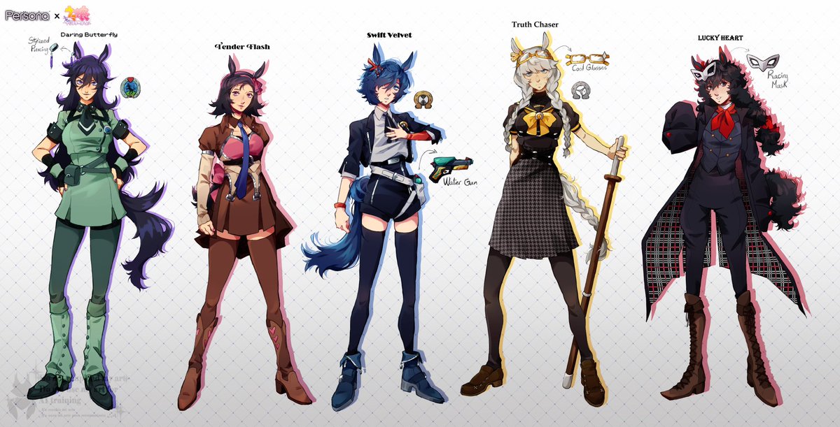Choose your main! #persona x #umamusume