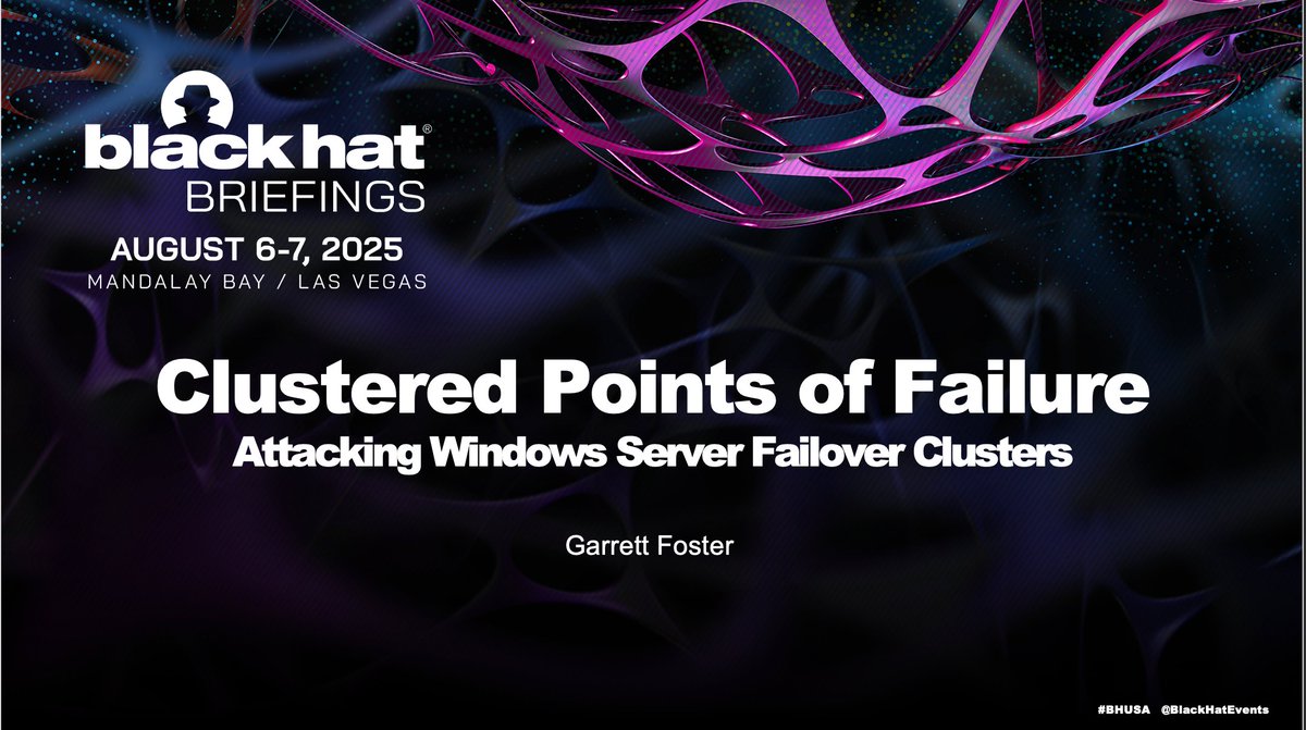 My presentation starts in 20 minutes! Oceanside C level 2. Hope to see you there! #BHUSA
