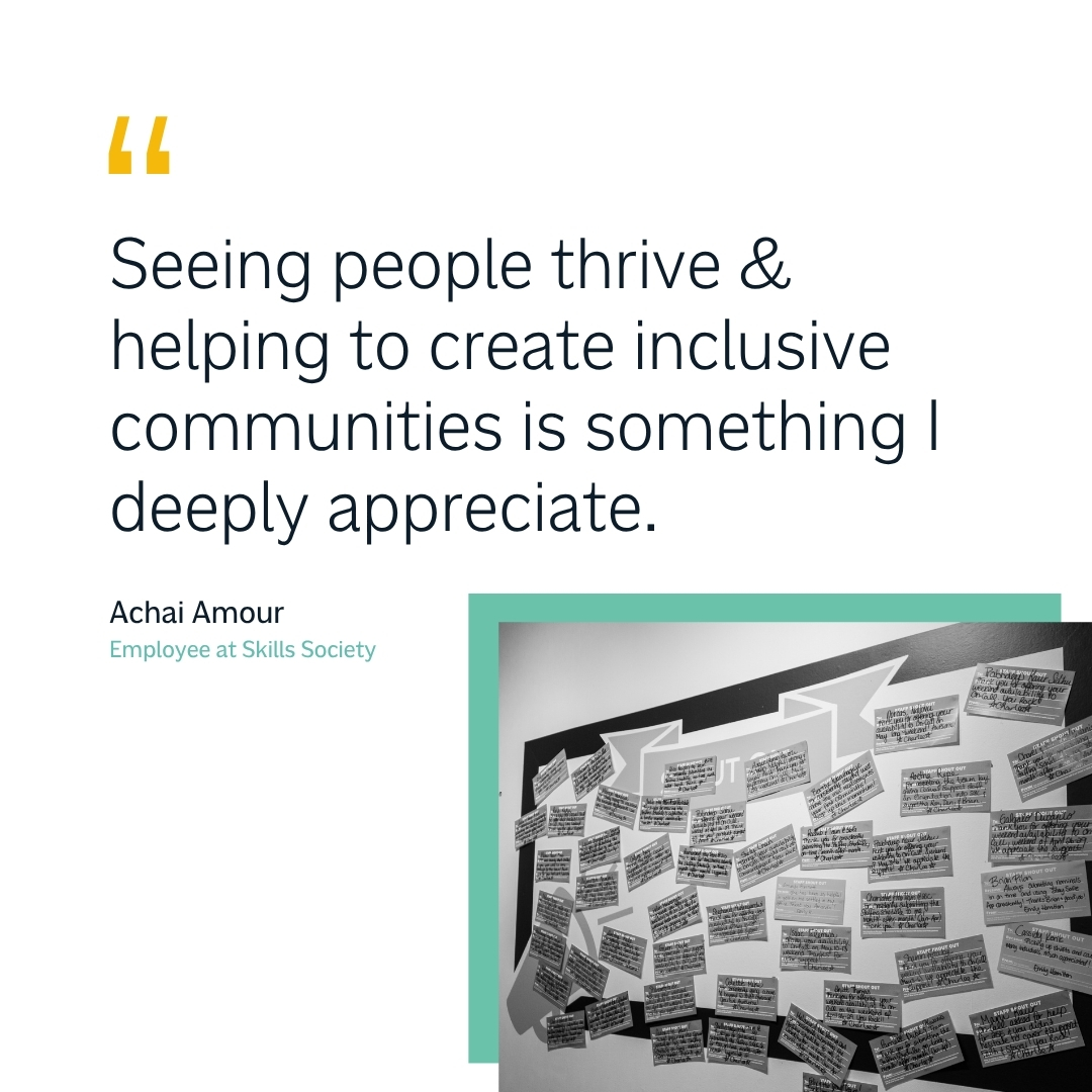 We’re excited to spotlight Achai, a Shout Out Wall winner and valued member of our community! She values Skills’ person-centered approach, ongoing growth, and building inclusive communities where everyone feels seen, heard, and supported. Thank you, Achai!