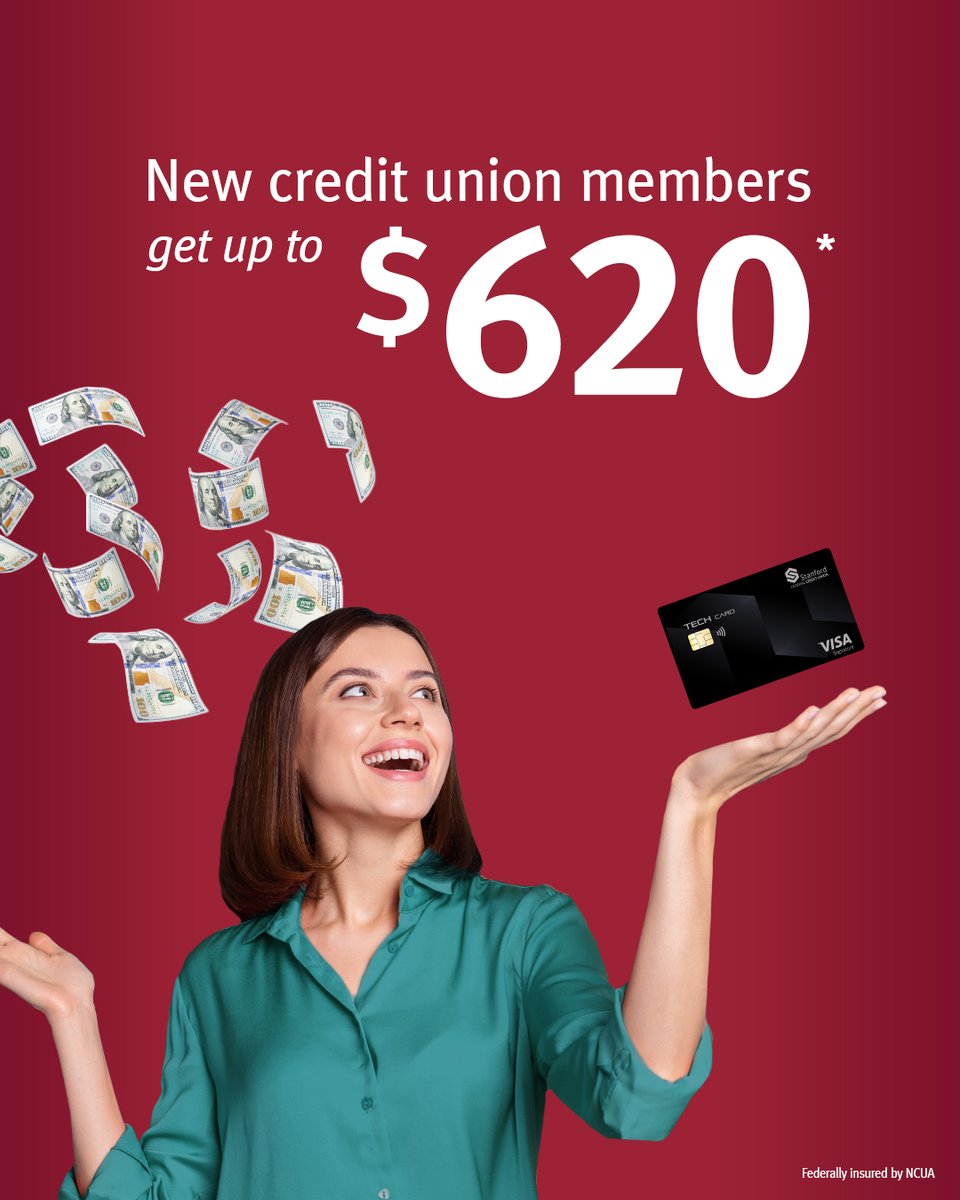 New members get up to $620—plus BIG perks!

Unlimited Free ATMs, loan discounts, and an extra 2% credit card cash bonus. Start earning today!