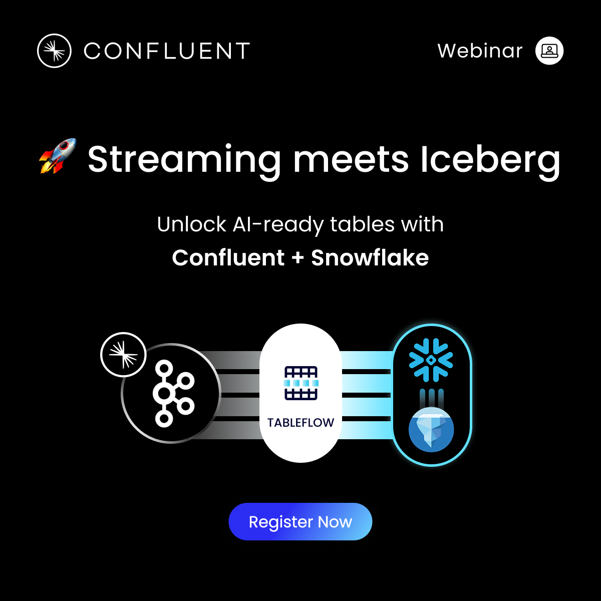 If you’re optimizing pipelines, designing data platforms, or training AI models, you don't want to miss this! 

Learn how to unify your operational + analytical data, get even more value out of <a href="/Snowflake/">Snowflake</a>, simplify your AI + analytics workflows, and more: cnfl.io/3J4K4eU