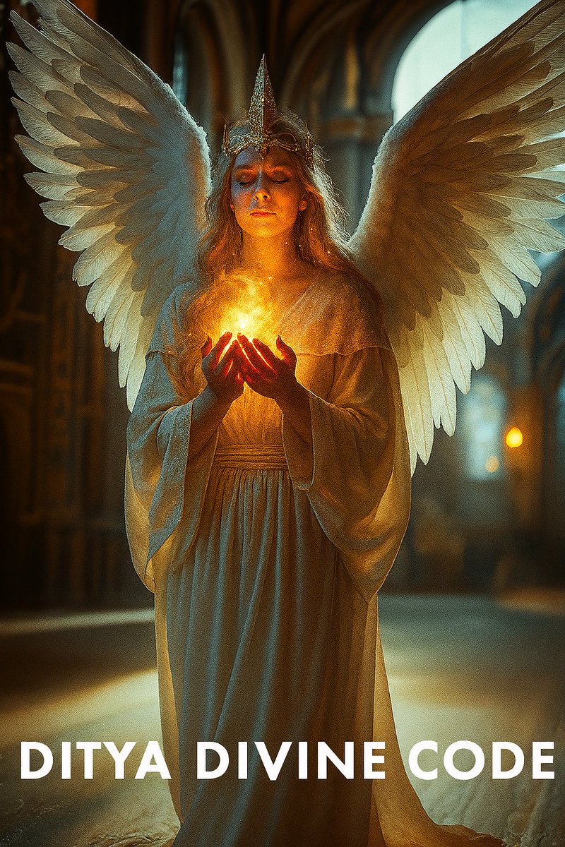 dityadivinecode's tweet image. She doesn’t speak.
She doesn’t shout.
Yet her light protects, heals, and guides.
Not all angels have wings… but some carry fire in their palms.
#DityaDivineCode #AngelLight #DivineFeminine #SpiritualGuide #CelestialHealing #SacredPower #InnerGuardian #LightEnergy #DityaGroup