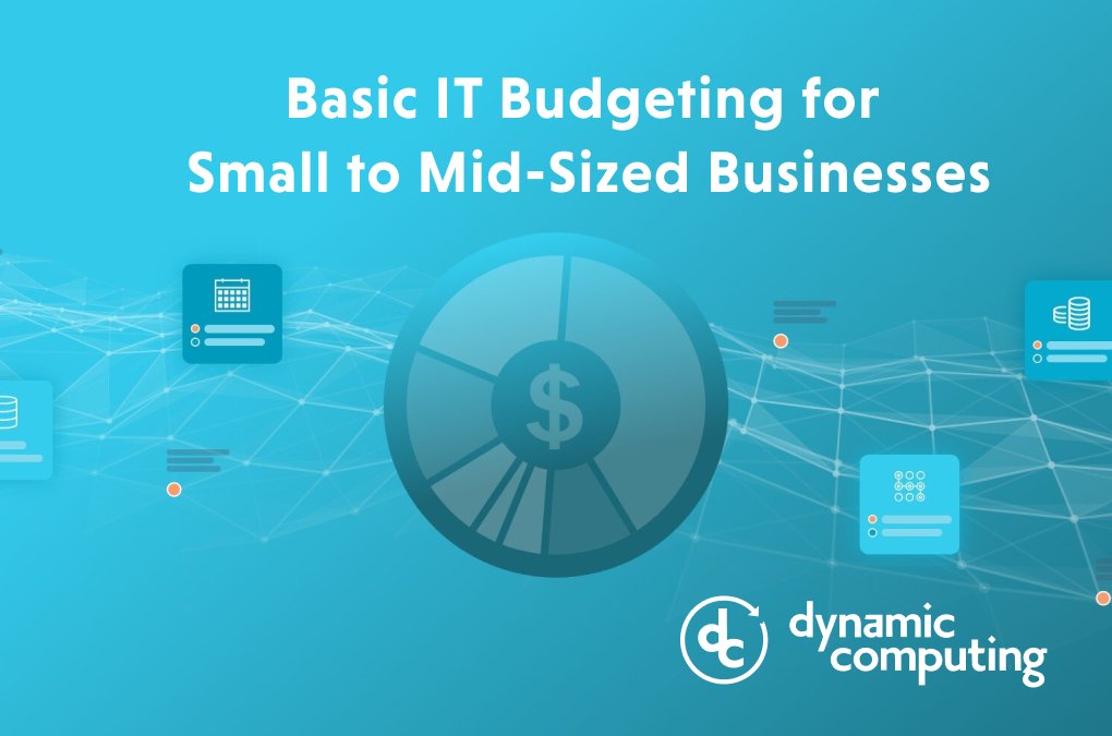 DynComputing's tweet image. Budget season is fast approaching for many businesses. Creating a sound IT budget doesn’t have to be a complicated process, especially if you use our handy guide to basic IT budgeting for small businesses.
#IT #Budgeting
hubs.la/Q03zn8vD0