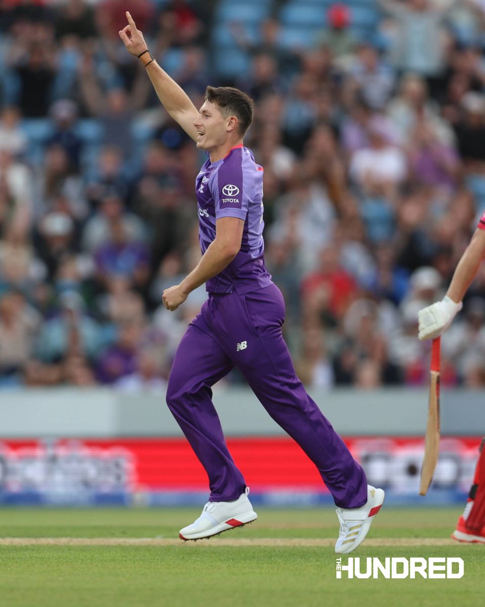2️⃣ wickets in 2️⃣ balls for Matthew Potts! 🔥

#TheHundred