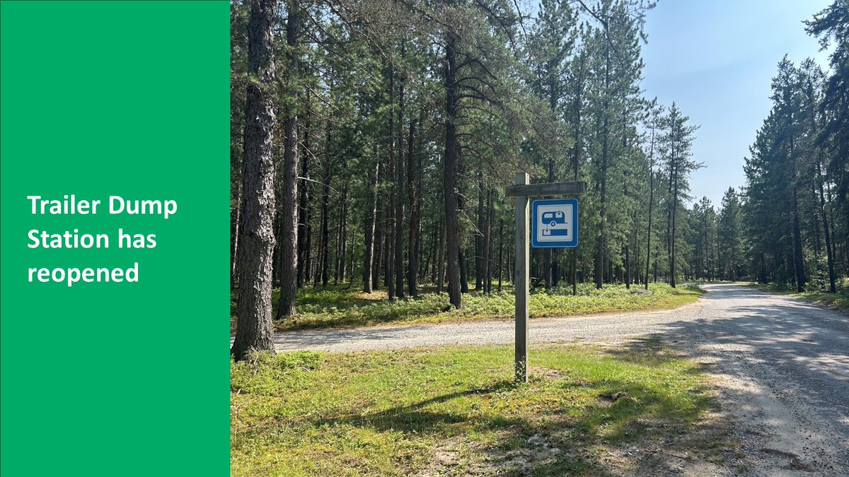 The Trailer Dump Station has now reopened. Thank you everyone for your patience and understanding!