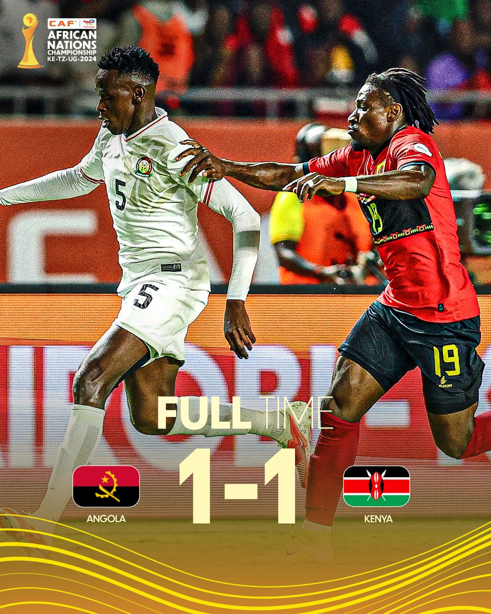 Fulltime at Kasarani 

Angola vs Kenya