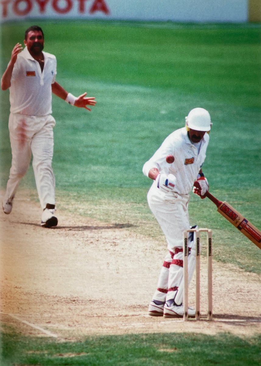 Martin Chandler (@fredfertang) on Twitter photo His 212 Test wickets at 28.38 is a decent record for <a href="/MervHughes332/">Merv Hughes</a>, but had it not been for Graham Gooch being out handled the ball rather than being castled by Merv at Old Trafford in 1993 it would have been 213 at 28.24 - I wonder what Merv said to Goochie as he walked off? His 212 Test wickets at 28.38 is a decent record for <a href="/MervHughes332/">Merv Hughes</a>, but had it not been for Graham Gooch being out handled the ball rather than being castled by Merv at Old Trafford in 1993 it would have been 213 at 28.24 - I wonder what Merv said to Goochie as he walked off?