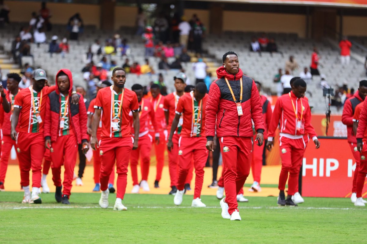 Michael (@michaelgwei) on Twitter photo Part of the Journey | Harambee stars today wore custom  <a href="/BeestAthletic/">Beest Athletic</a> ‘KENYA’  Travel jerseys before their match against Angola. Nchi Mbele . #chan2024 #footballke Part of the Journey | Harambee stars today wore custom  <a href="/BeestAthletic/">Beest Athletic</a> ‘KENYA’  Travel jerseys before their match against Angola. Nchi Mbele . #chan2024 #footballke