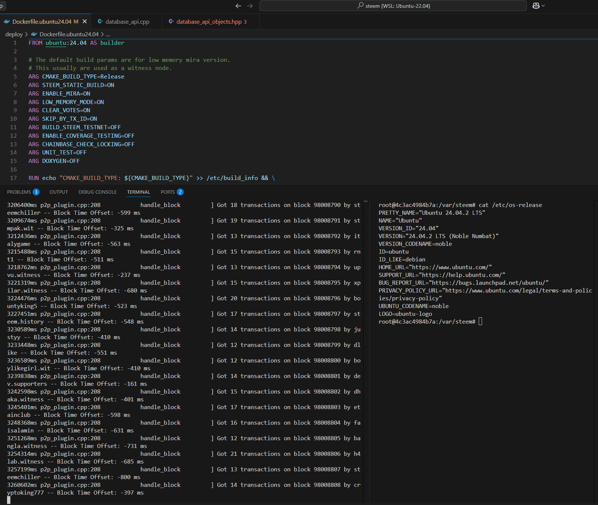Finally, Steem Blockchain Runs at Ubuntu24.04 #steem
<a href="/steemit/">steemit</a> <a href="/justinsuntron/">H.E. Justin Sun 👨‍🚀 (Astronaut Version)</a> <a href="/sunyuchentron/">孙宇晨（去过太空版）</a>