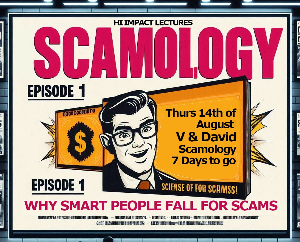 David Brookfield (大卫) - #NotACat 🏴 (@dmbrookfield) on Twitter photo 🔥 COMING SOON: SCAMOLOGY 🔥
🔥 A new weekly space 🔥
The Verification Unit <a href="/VerifUnit/">VU</a> with #LettersFromUkraine <a href="/ManiatiGeorge/">Furious George 🇬🇷🇨🇦🇺🇦🇺🇸</a> and <a href="/DMBrookfield/">David Brookfield (大卫) - #NotACat 🏴</a>
No fluff. No nonsense. Just strategy, psychology & scam breakdowns.
Become annoyingly knowledgeable about how scams really work! 🔥 COMING SOON: SCAMOLOGY 🔥
🔥 A new weekly space 🔥
The Verification Unit <a href="/VerifUnit/">VU</a> with #LettersFromUkraine <a href="/ManiatiGeorge/">Furious George 🇬🇷🇨🇦🇺🇦🇺🇸</a> and <a href="/DMBrookfield/">David Brookfield (大卫) - #NotACat 🏴</a>
No fluff. No nonsense. Just strategy, psychology & scam breakdowns.
Become annoyingly knowledgeable about how scams really work!