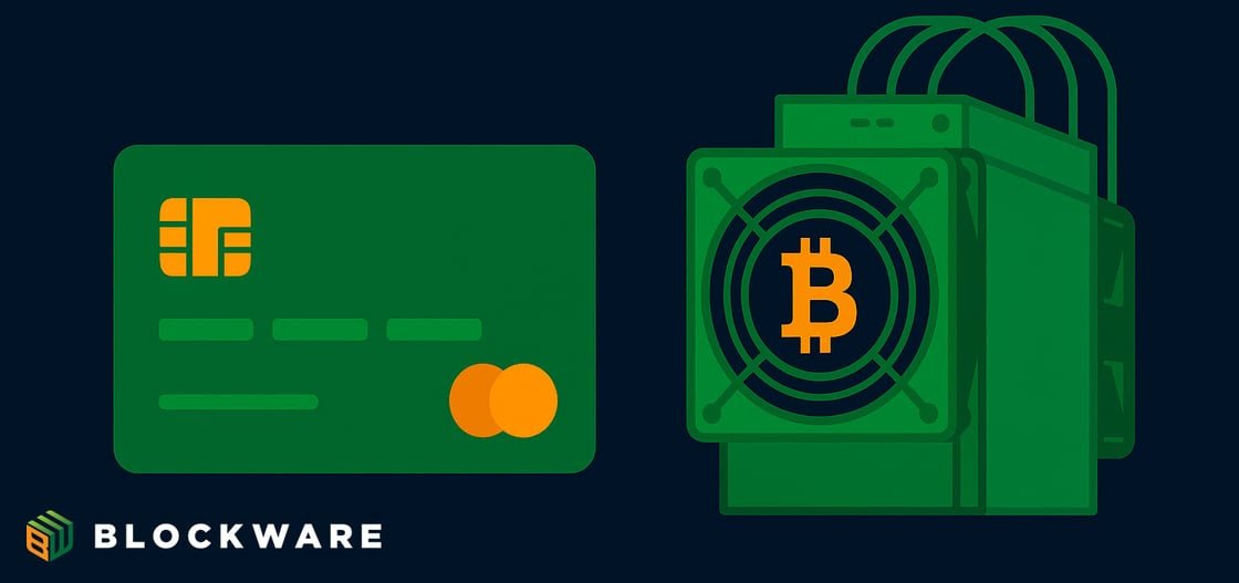 BREAKING🚨: Credit Cards Are Now Accepted on the Blockware Marketplace

Visa, Mastercard, American Express, Discover -- all of the major credit networks are accepted.

What does it look like to finance a Bitcoin miner purchase? 🤔🧵👇