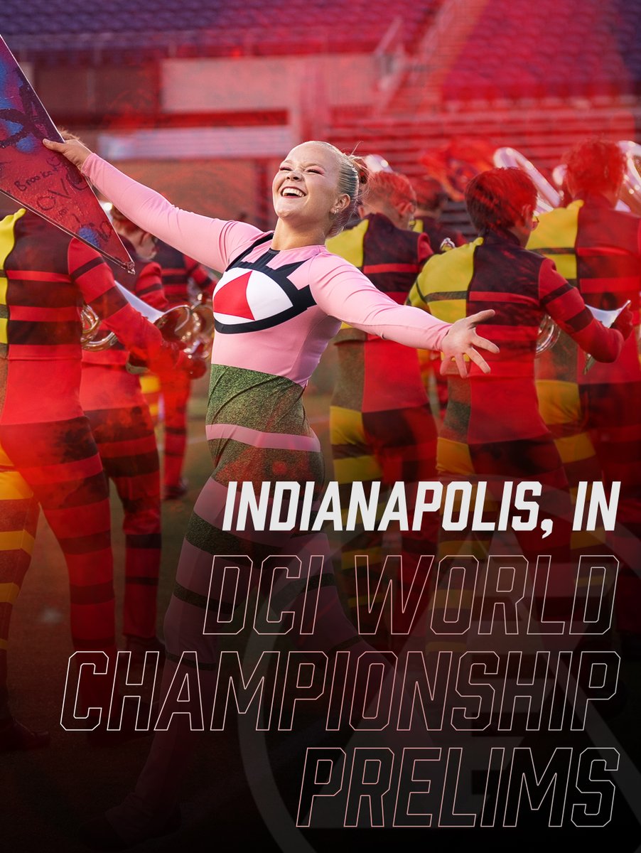 The Colts (@dcicolts) on Twitter photo Championship weekend is here! Tonight we take the field at Lucas Oil Stadium for DCI World Championship Prelims. Look for the red triangle at 7:28pm ET. See you there or on <a href="/flomarching/">FloMarching</a>
#colts2025๐บ #inrestlessdreams #dci2025 #drumcorps #dciworldchampionships Championship weekend is here! Tonight we take the field at Lucas Oil Stadium for DCI World Championship Prelims. Look for the red triangle at 7:28pm ET. See you there or on <a href="/flomarching/">FloMarching</a>
#colts2025๐บ #inrestlessdreams #dci2025 #drumcorps #dciworldchampionships