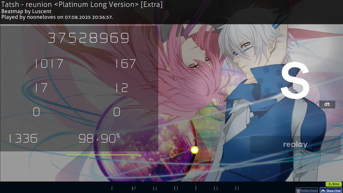 sad acc choke on Da Nu Nuttah but still a good score imo