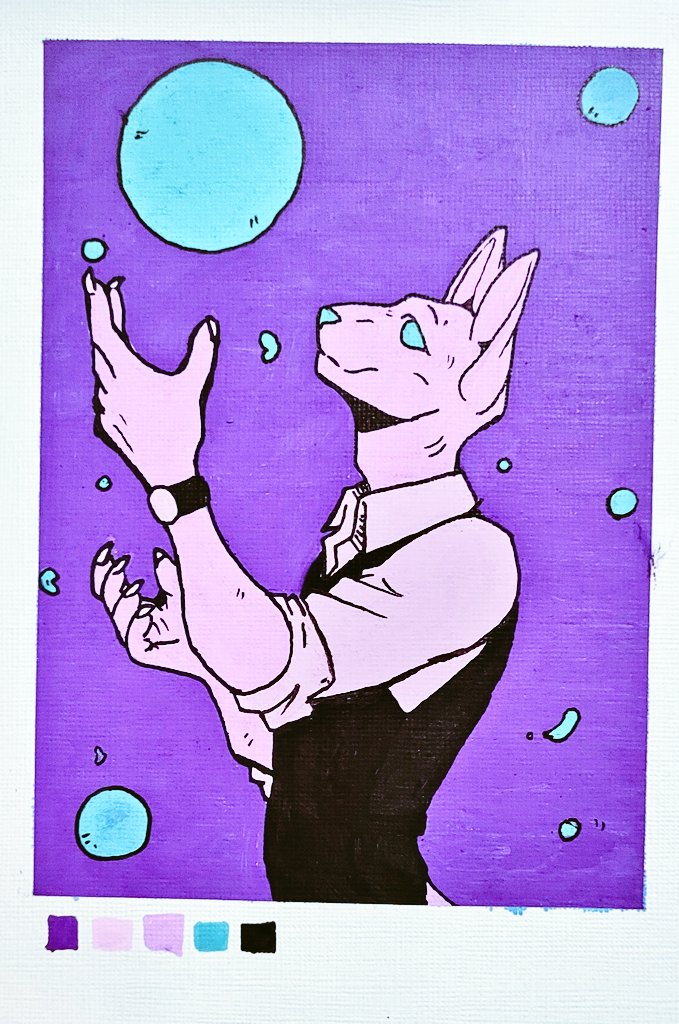 GildedDaemon's tweet image. Currently stuck doing 45-50 hour work weeks, so art is a little behind. This was the last of the marker images I was able to do.